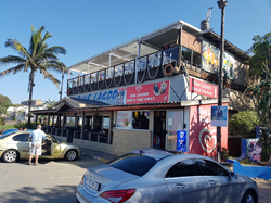 The Blue Lagon Restaurant and cocktail bar in Ramsgate on the South Coast of KwaZulu Natal