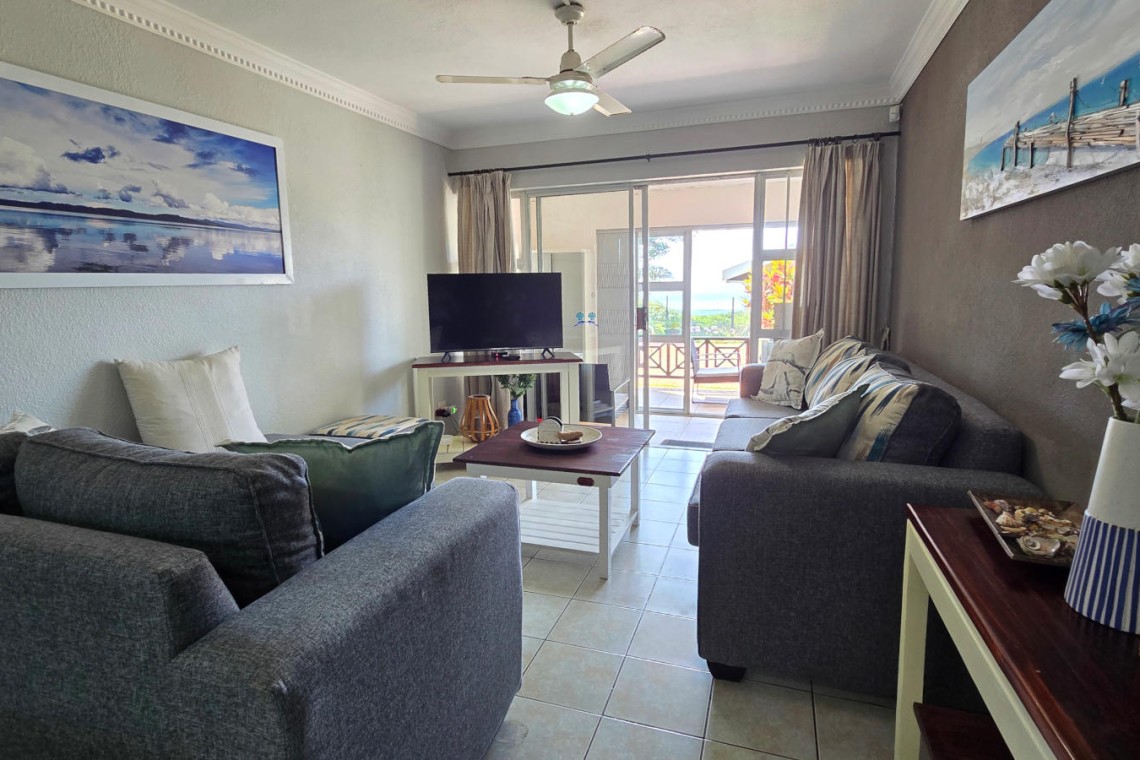 Shelly Palms 1 is a ground floor, 5 sleeper self-catering seafront holiday accommodation in Shelly Beach on the South Coast of KZN