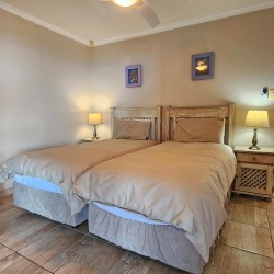 Uvongo Chalets 27 is a self-catering 6 sleeper flat on Lilliecrona Boulevard in Uvongo on the South Coast of KwaZulu Natal in South Africa. The property offers solar power with an inverter, internet, WiFi, Netflix, DSTV and filtered drinking water.