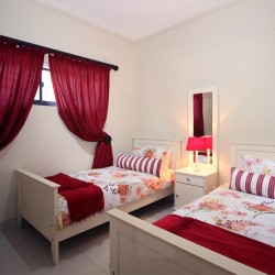 Whale Rock 16 is a 3 bedroom, 6 sleeper self-catering holiday flat in Margate on the South Coast of KZN - The 3rd bedroom.