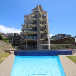 Whale Rock 16 is a 3 bedroom, 6 sleeper self-catering holiday flat in Margate on the South Coast of KZN - The building.