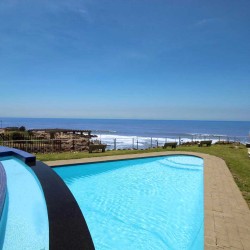 Whale Rock 16 is a 3 bedroom, 6 sleeper self-catering holiday flat with internet, wifi and Netflix in Margate on the South Coast of KZN - The swimming pool.