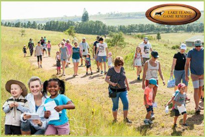 Join Lake Eland Game Reserve for free educational kiddies walk where kids learn about nature and wildlife.