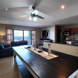 Indigo Bay 25 is a luxury, self-catering, 4 bedroom, 8 sleeper on the Manaba beachfront with stunning sea views from Lucien Beach to Margate Beach on the South Coast of KwaZulu Natal.