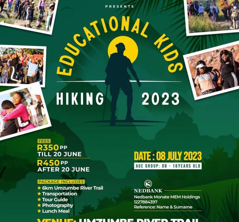 Educational Kids Hiking 2023, Umzumbe river trail.