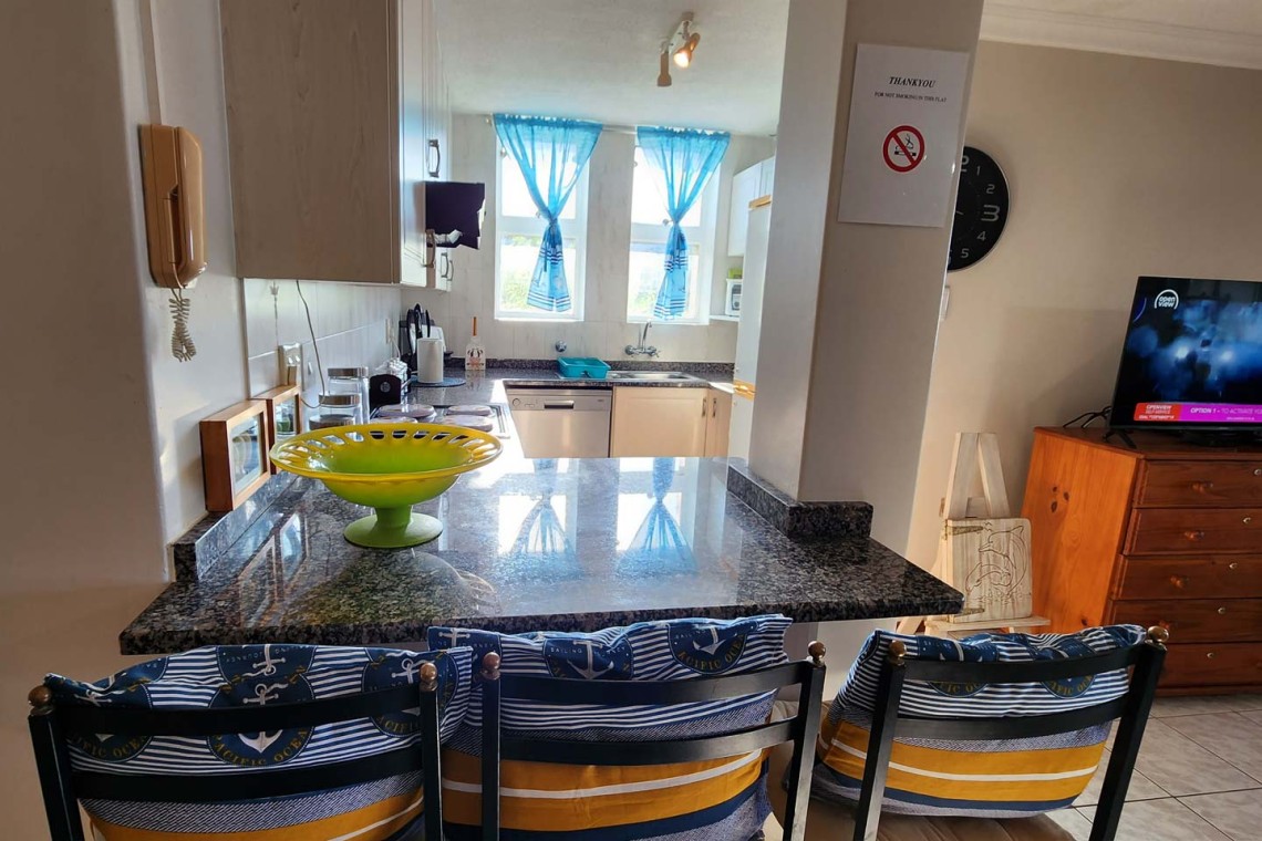 Walk to Lucien Blue Flag Beach from Mont Blanc 26, a ground floor 6 sleeper self-catering holiday flat in Manaba Beach on the South Coast of KwaZulu Natal.