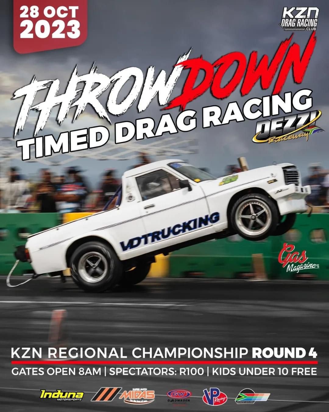 Throw down Regional Championship Round 4 -Timed Drag racing