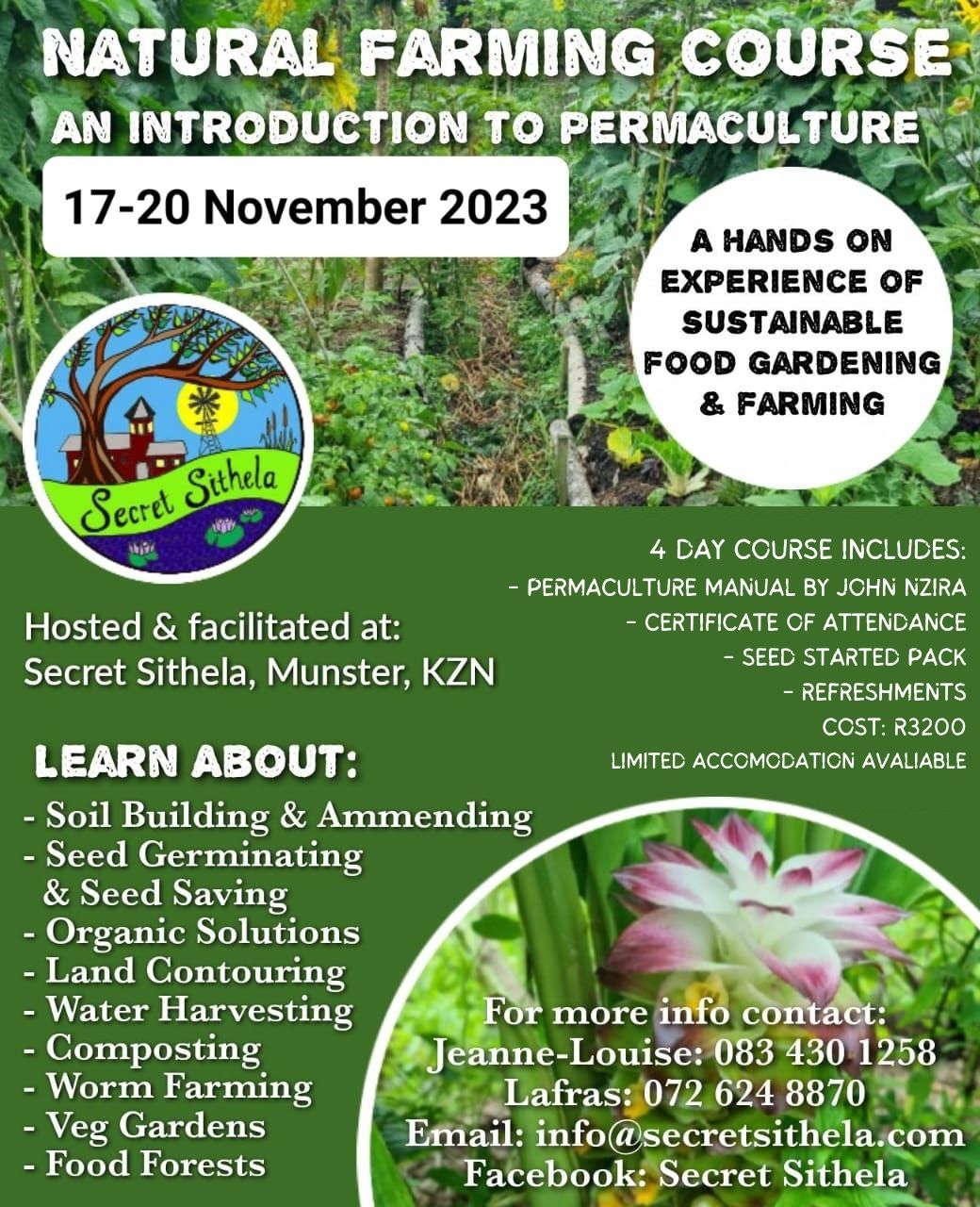 Natural Farming Course -Food gardening and farming