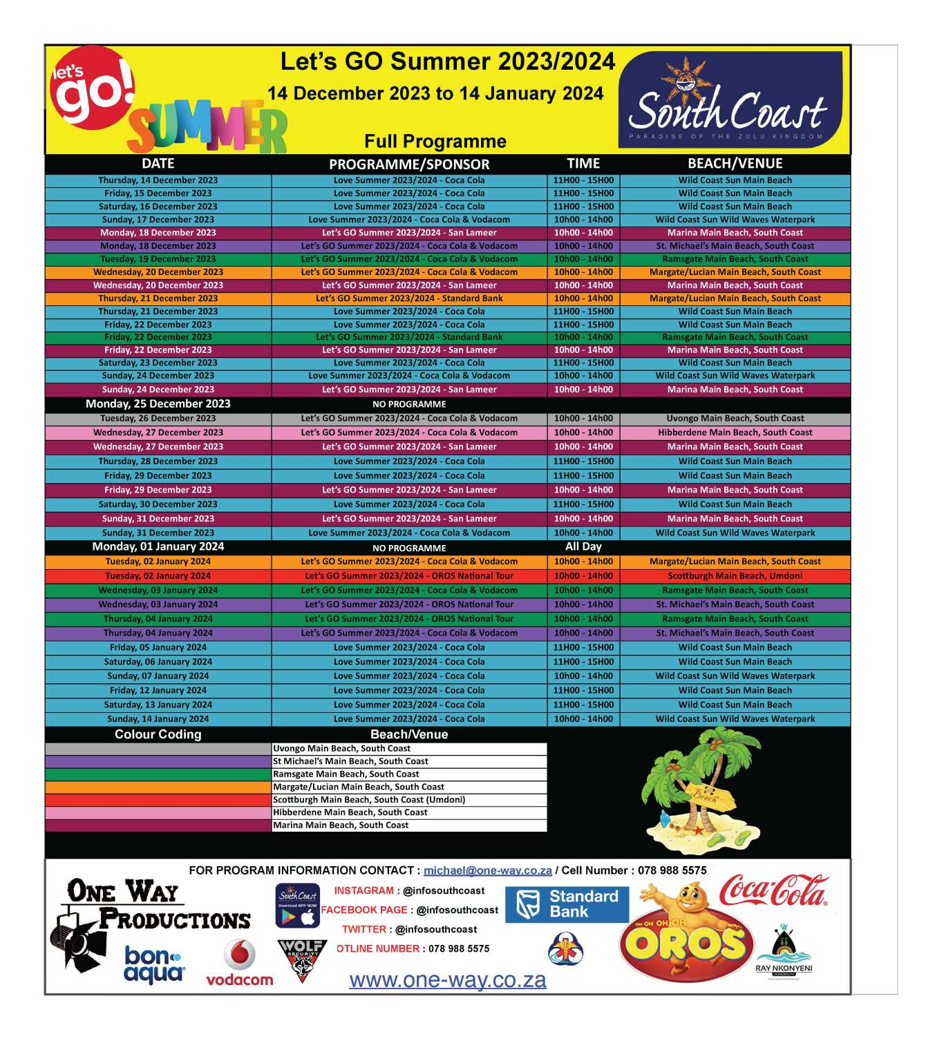 Let’s GO Summer Festival- San Lameer at Marina Main Beach