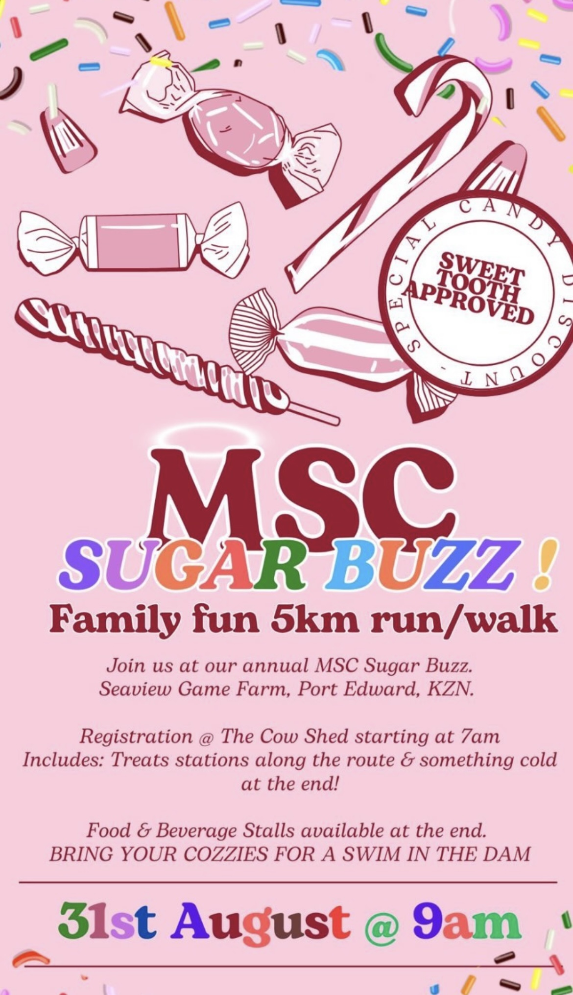 MSC Sugar Buzz Fun 5km Run/Walk 2024