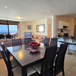 Santorini 102 B is a beautifully furnished self-catering holiday apartment in Margate, accommodating up to 6 guests. It offers stunning sea views and is ideal for couples and families seeking a relaxing getaway on the South Coast.