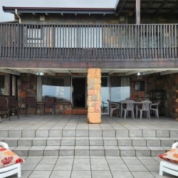 Sea Park Beach House - The patio of the holiday home on the KwaZulu Natal South Coast.