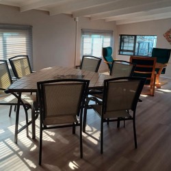 Sea Park Beach House - The upstairs living room in the left wing of the holiday home on the KwaZulu Natal South Coast.