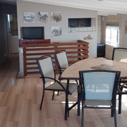Sea Park Beach House - The upstairs living room in the left wing of the holiday home on the KwaZulu Natal South Coast.