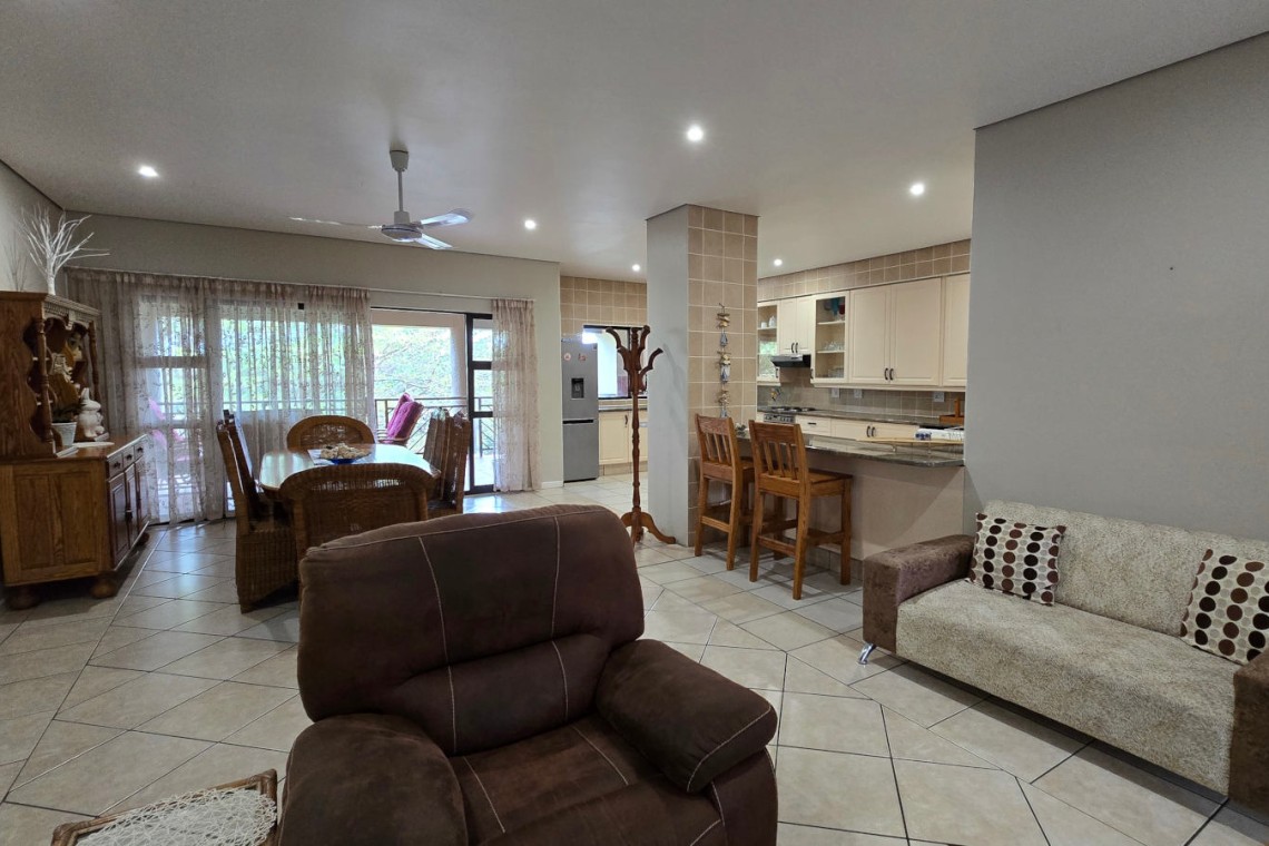 Open plan living at Portofino 15 in Shelly Beach