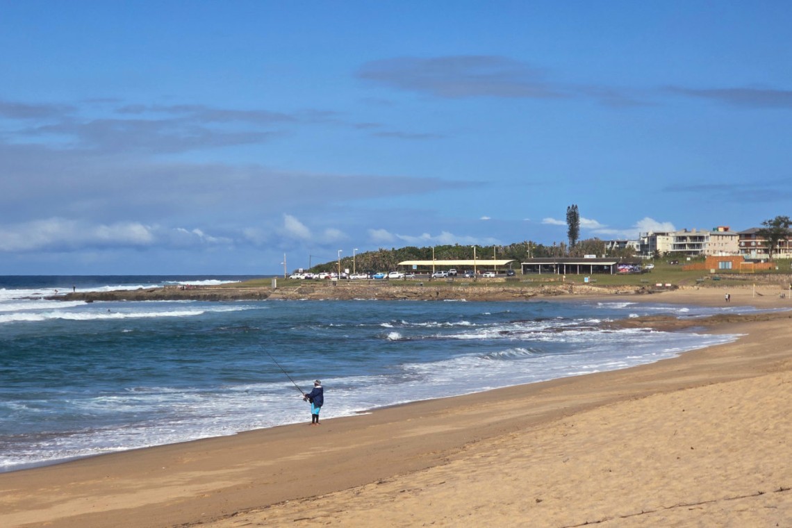 Walk to St Michael's Beach and C-Bali restaurant from Portofino 15 in Shelly Beach